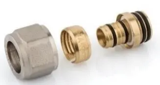[2419KM20a] SF ADATTATORE TUBO MULTISRATO ø 20x2,00 - 24x19 CROMATO NICHEL