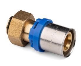 [COT0KM20Ca] ADATTAORE A PRESSA x COLLETTORE SEDE CONICA 1/2"x20