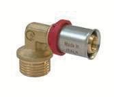 CURVA MULTISTRATO A PRESSARE-DN 3/4"-26