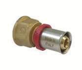 RACCORDO F. 1/2"x18 MULTISTRATO A PRESSARE