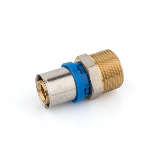 RACCORDO 1/2"x16 M MULTISTRATO A PRESSARE