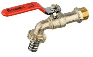 [VsaPL6015] RUBINETTO PORTAGOMMA 1/2" LEVA BLU