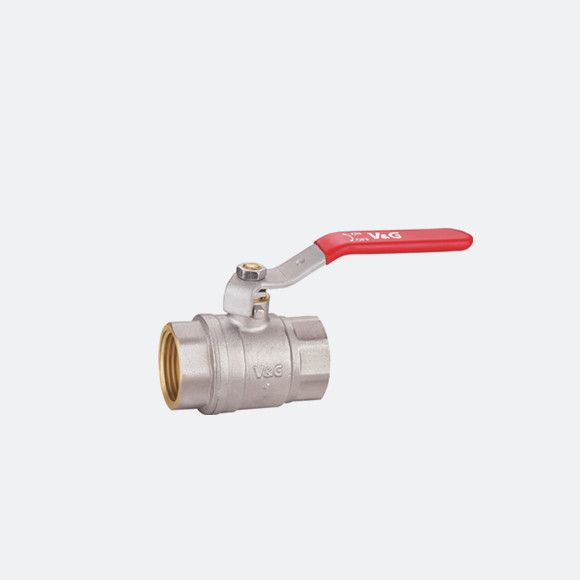 VALVOLA A SFERA PN40 1"1/2 FF  LEVA PIATTA - CE ACS