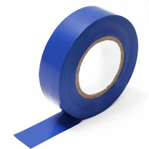 NASTRO ISOLANTE BLU cm 1,7x18,3 MT-sp 0,13 mm x ELETTRICISTI ALTA TEMPERATURA