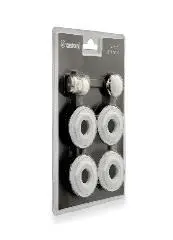 [RDAK10V] KIT TAPPI RADIATORI ALLUMINIO 3/8" BIANCHI